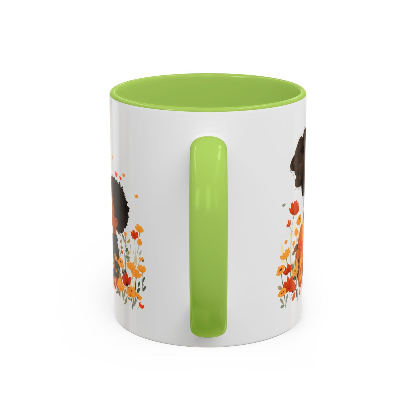 Warm Embrace Floral Coffee Mug - Perfect Gift for Moms, Mother's Day, Family Love, Cozy Mornings, Mom and Child Duo