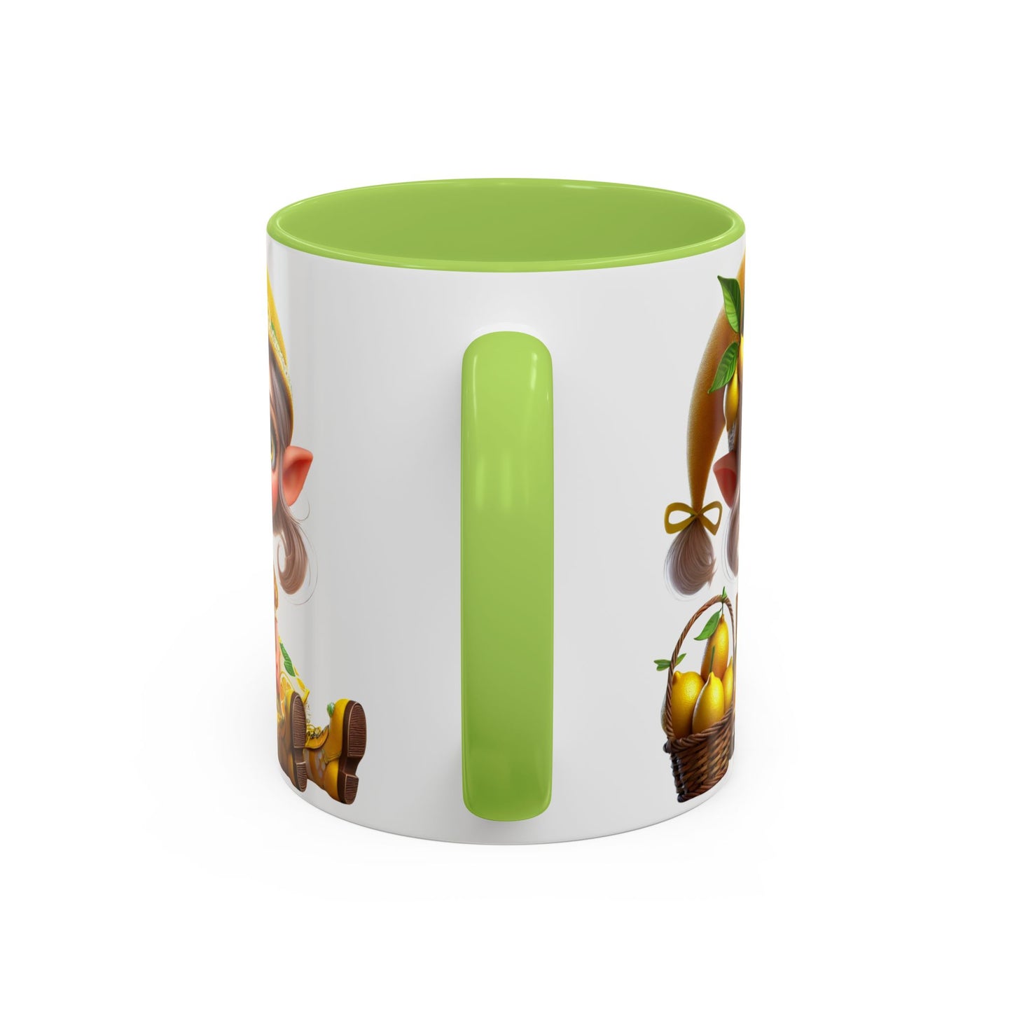 Whimsical Lemon Elf Coffee Mug - Perfect Gift for Spring & Summer