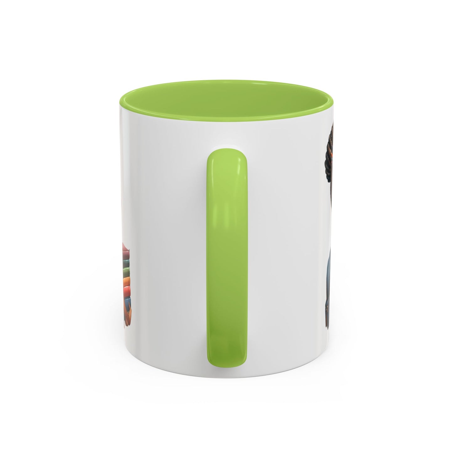 Accent Coffee Mug with Empowering Design, Student Gift, Books Lover Mug, Motivational Cup, School Supplies