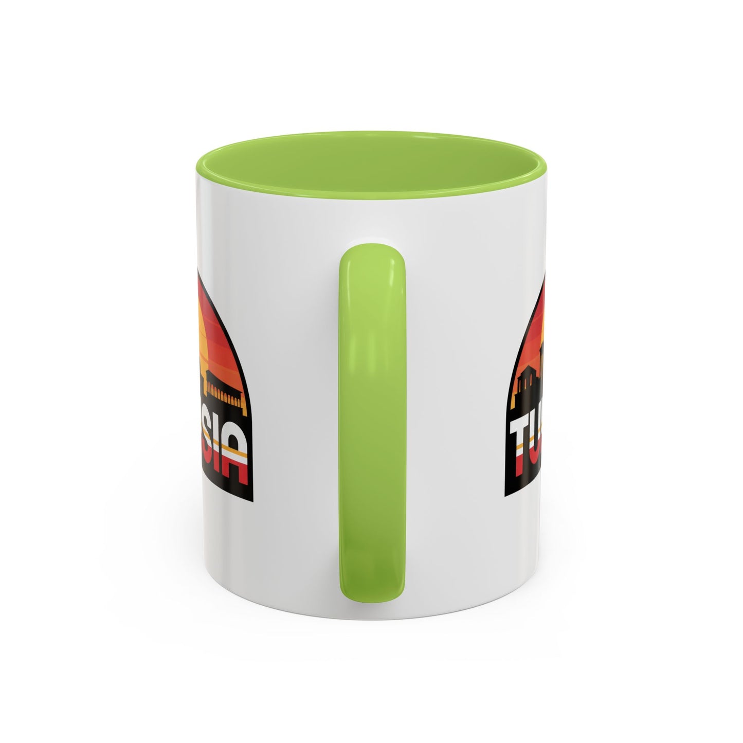 Tunisian Sunset Accent Mug, Coffee Lover Gift, Travel Souvenir, Unique Home Decor, Tea Mug, Vacation Memory