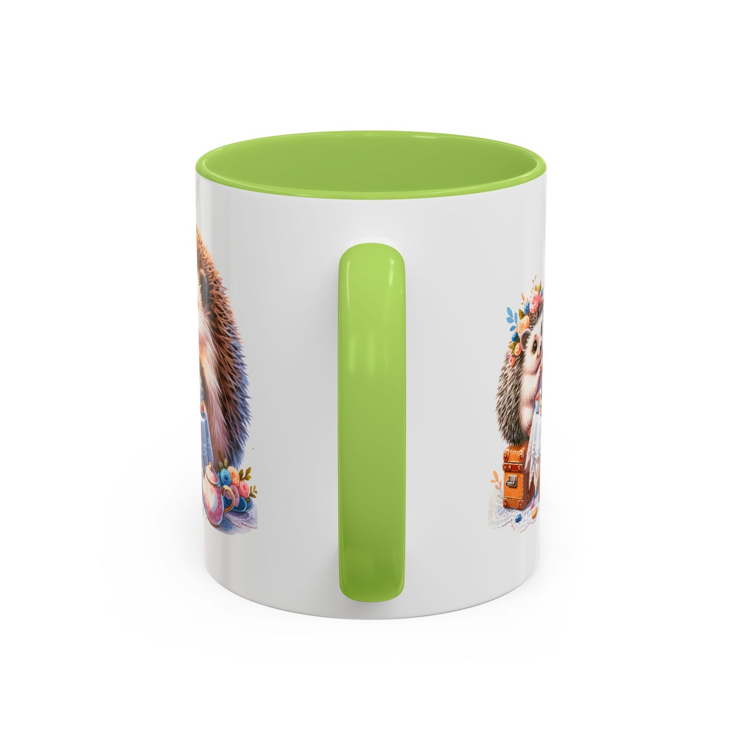 Adorable Hedgehog Accent Coffee Mug - Cute Animal Lover Gift, Nature Coffee Cup, Home & Kitchen Decor, Perfect for Friends & Family