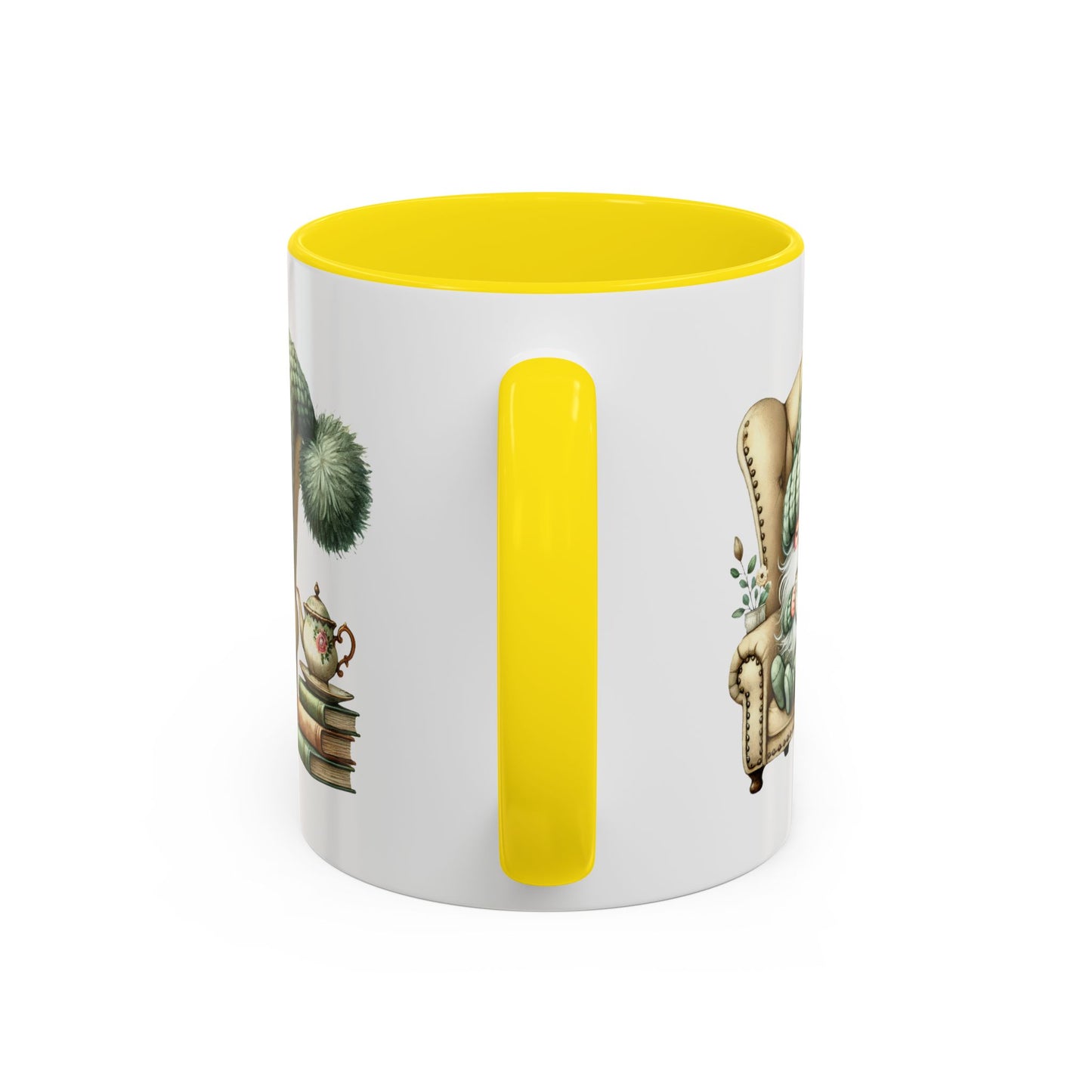 Cozy Gnome Accent Coffee Mug, Cute Gnome Mug, Winter Coffee Cup, Gift for Gnome Lovers, Gnome Decor, Funny Coffee Mug