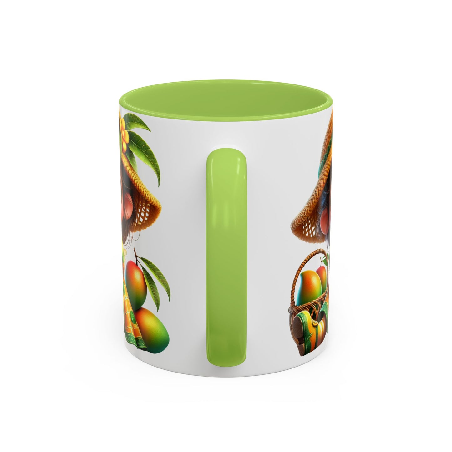 Whimsical Fruit-Themed Accent Coffee Mug - 11 & 15oz