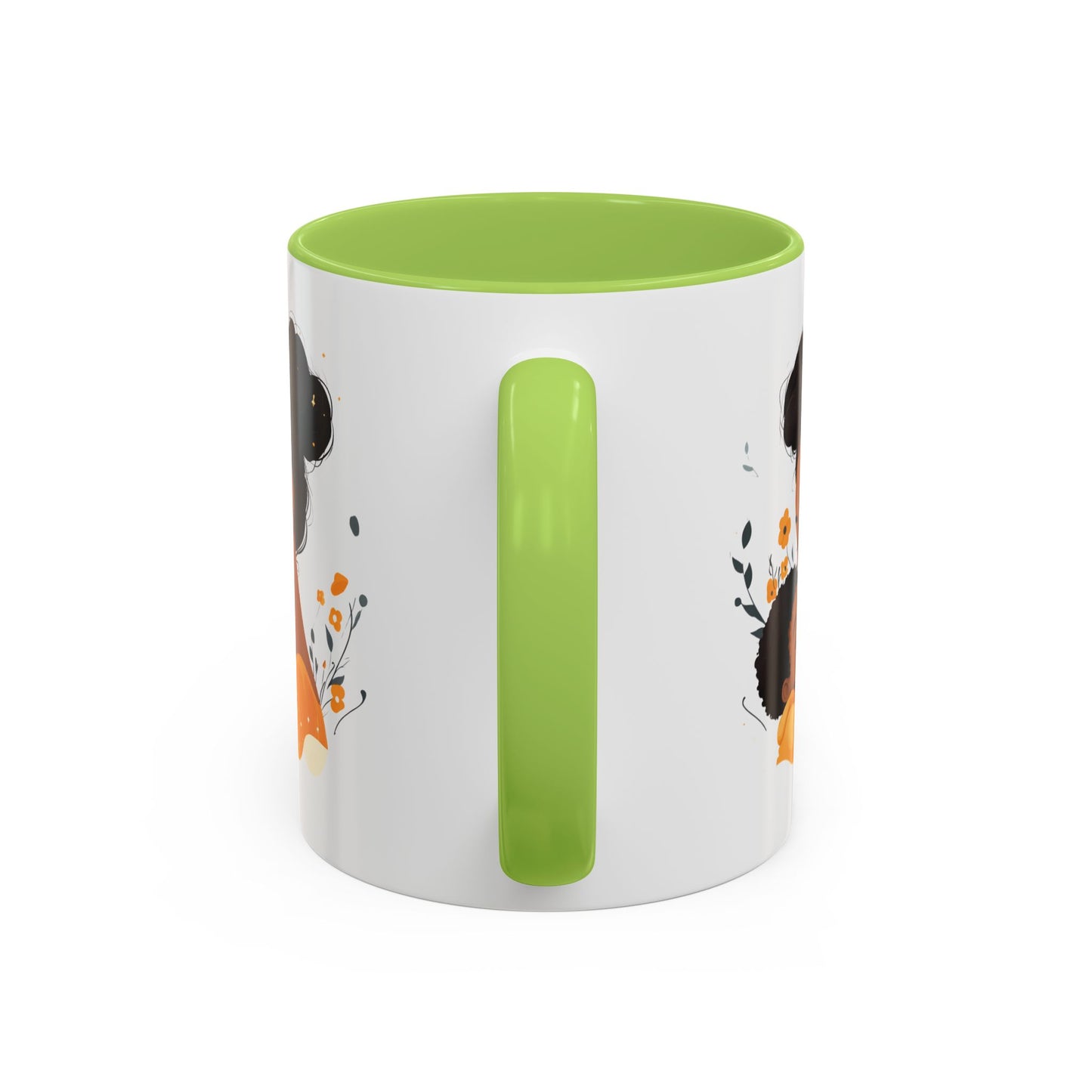 Mother and Child Accent Coffee Mug, Inspirational Drinkware, Gift for Mothers Day, Cute Family Mug, Cozy Coffee Cup, Loving Bond Mug