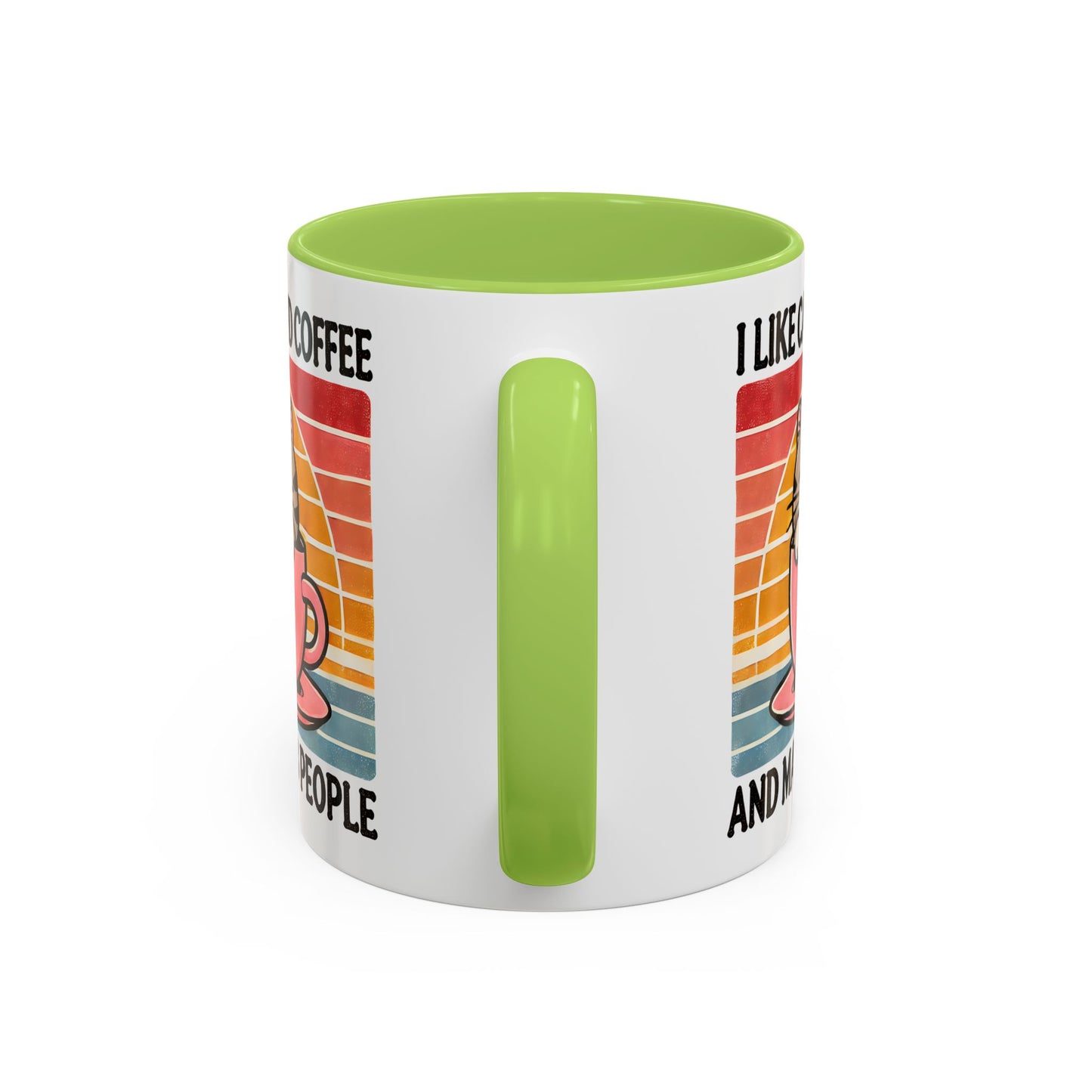 Cute Cat Coffee Mug, Cat Lover Gift, Coffee Lover Mug, Fun Pet Mug, Pet Owner Gifts