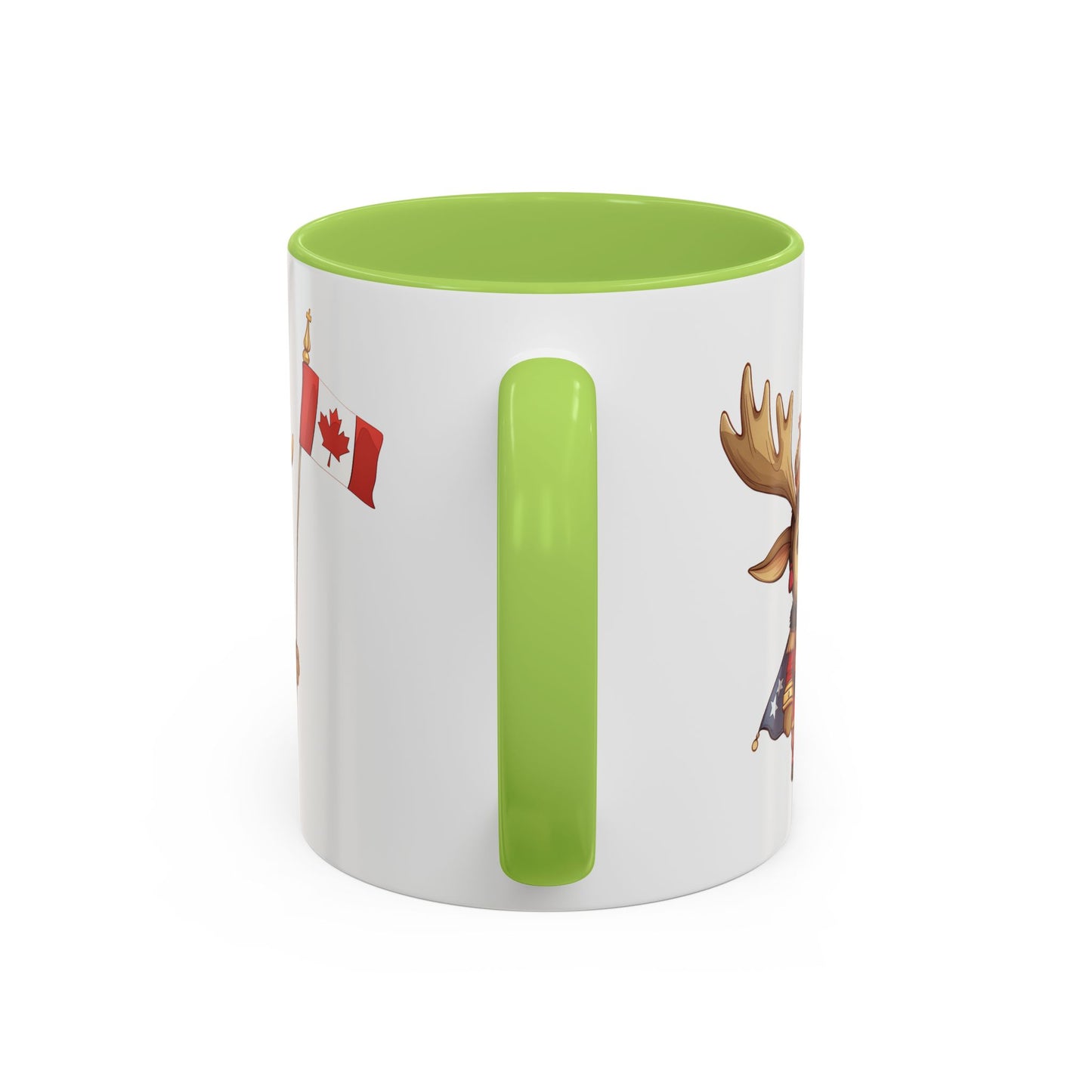 Canada Moose Accent Coffee Mug, Funny Moose Mug, Canadian Gift, Cute Animal Mug, Canada Day Mug, Holiday Coffee Cup