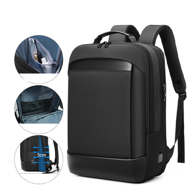 Men's Fashion Business Commuting Shoulder Backpack Splash-proof
