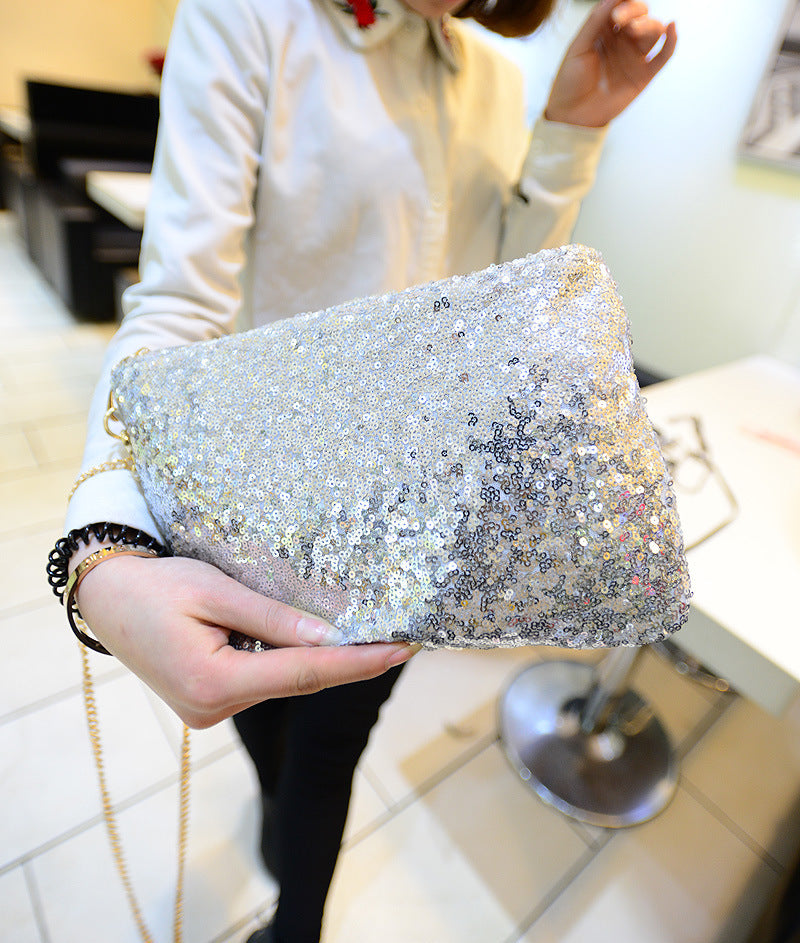 Fashion Sequin Chain Bag Shoulder