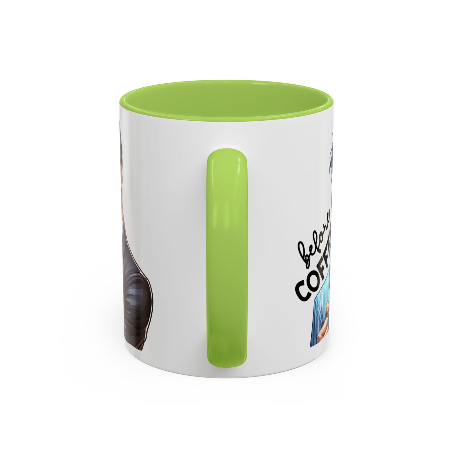 Caffeinated Accent Coffee Mug, Fun Gift for Coffee Lovers, Unique Mug for Home Office, Cool Drinkware for All Occasions!