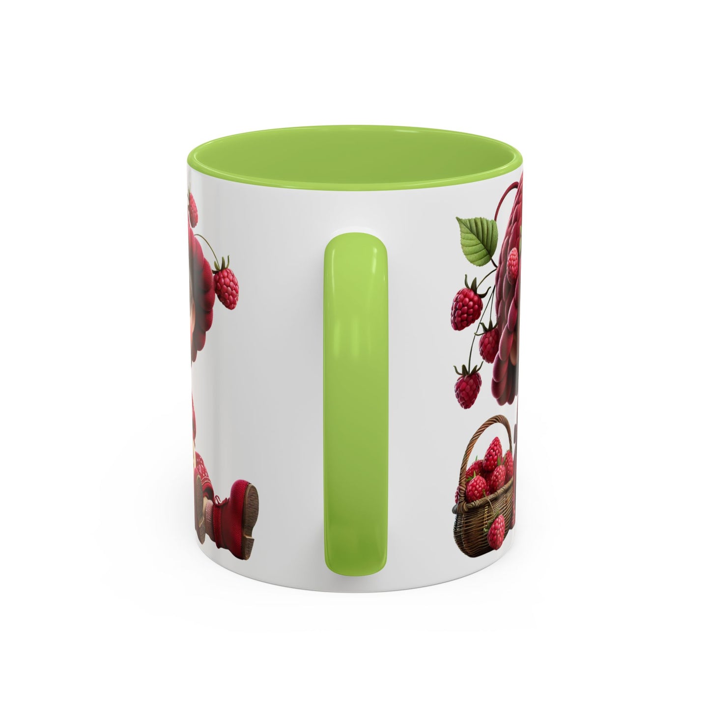 Whimsical Raspberry Character Coffee Mug - 11oz & 15oz