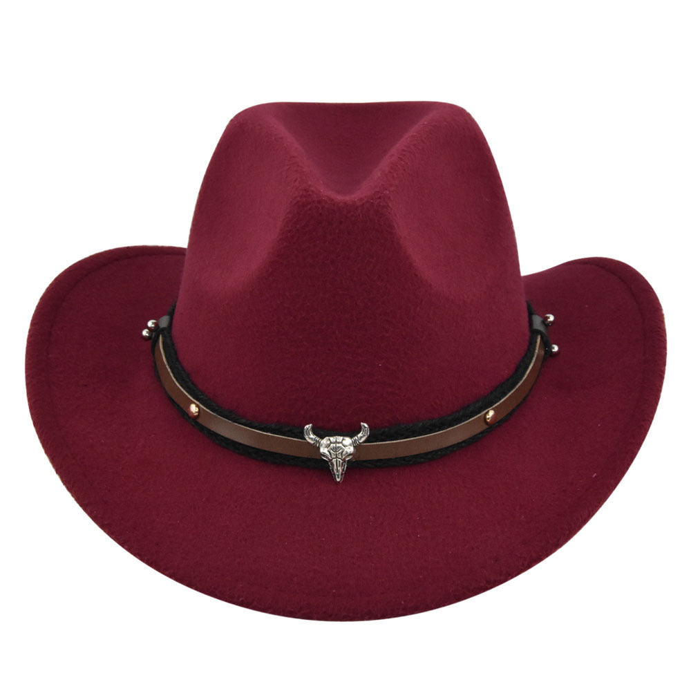 Cowhead Western Cowboy Hat Cornice