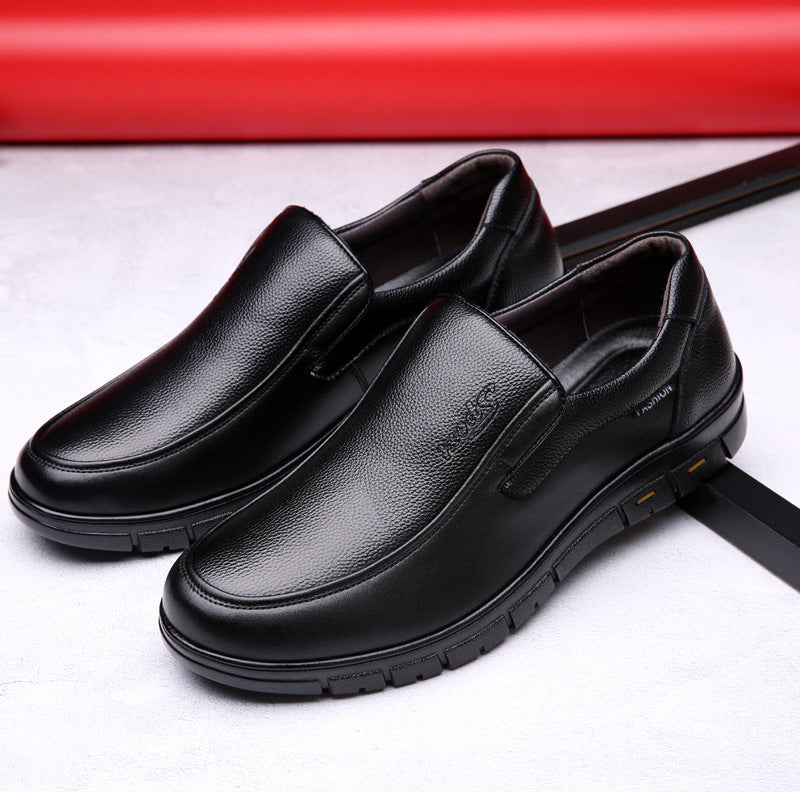 Leather Shoes Men's Autumn And Winter Business Leisure