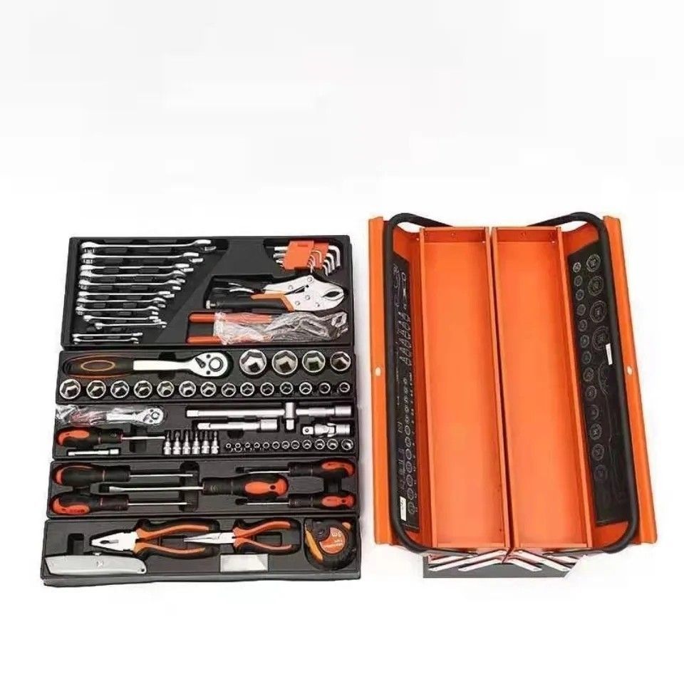 85-piece Auto Repair Kit Large Three-layer Toolbox