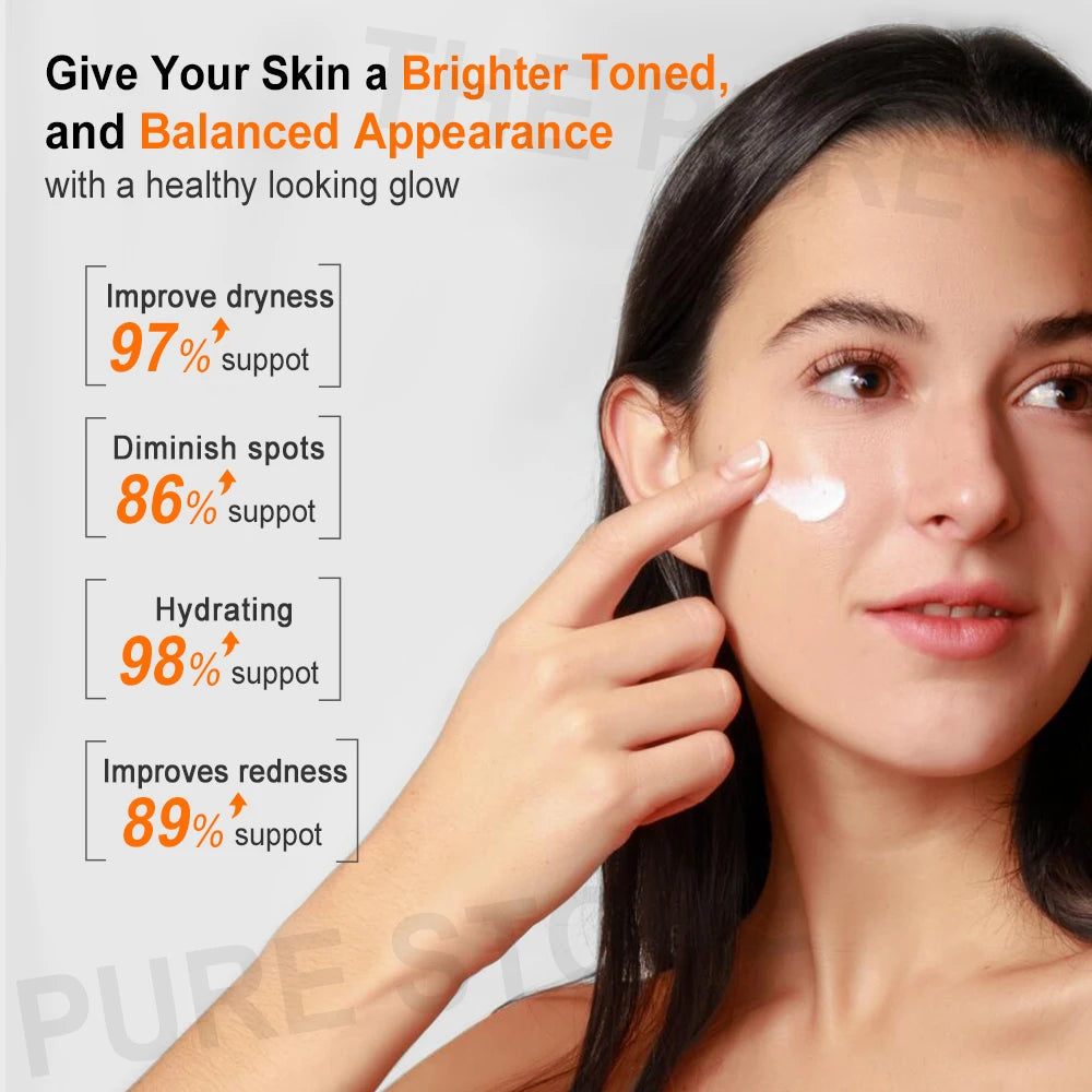 JoyPretty vitamine C crème pour le visage blanchissant les taches foncées dissolvant Niacinamide crème hydratante pour le visage produit de soin de la peau Hive JFA & TA Store