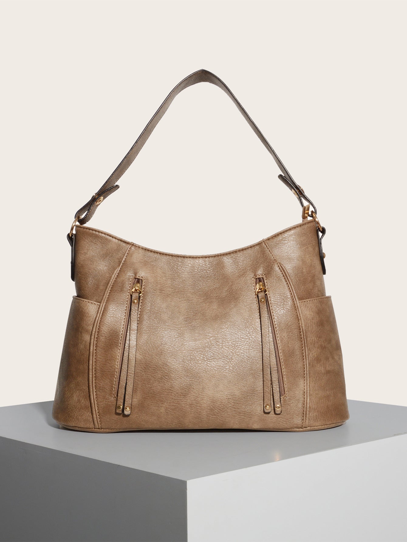 Retro Double Zipper Tassel Women's Portable Shoulder Bag Store Hive UNIjuntos