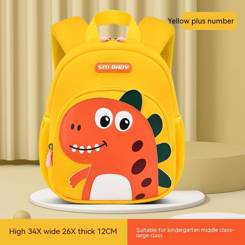 Men's And Women's Cute Fashion Dinosaur Neoprene Backpack