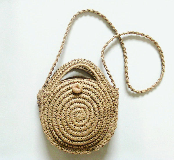 Handmade Shoulder Woven Bag Summer Beach