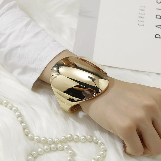 European And American Gold Bracelet Exaggerated Non-fading Ladies European And American