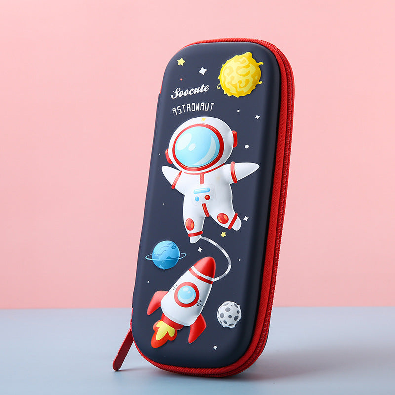 3D Cartoon Primary School Student Storage Pencil Bag