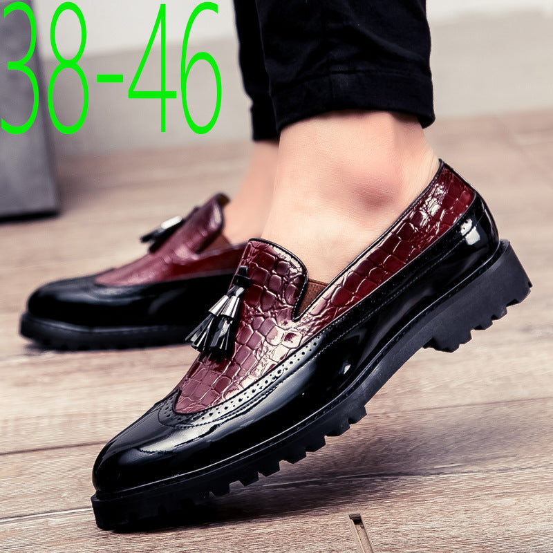 Men's Fashion Slip-on Casual Leather Shoes Store Hive UNIjuntos