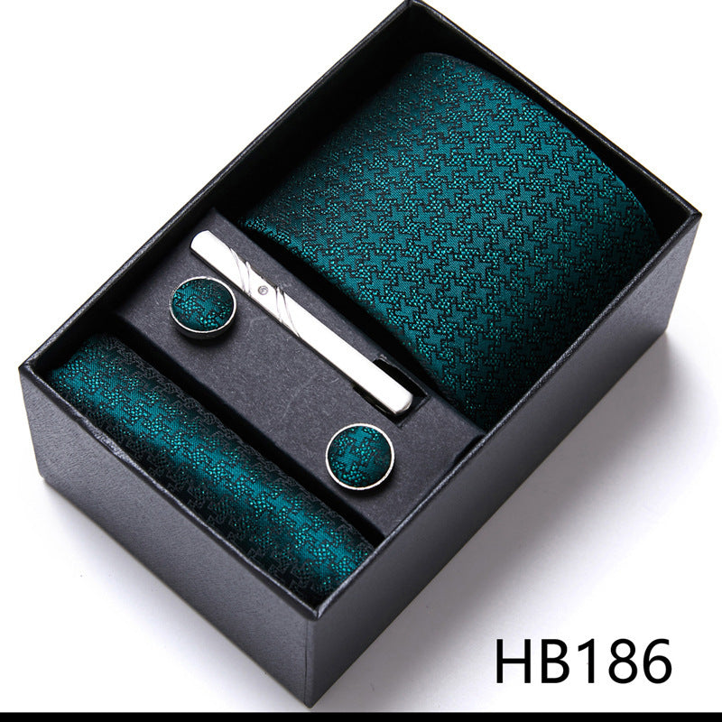 Men's Business Formal Tie Six-piece Set Gift Box