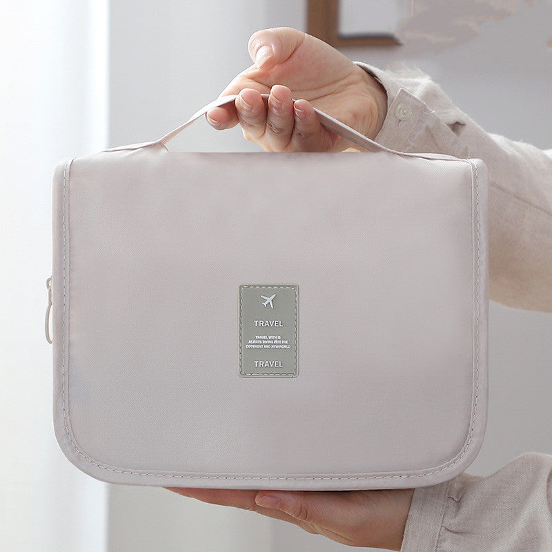 Small-size Cosmetic Bag Portable Korean Simple Girl Heart Wash Bag Large Capacity Men's Cosmetic Bag Hook Bag JFA UNIjuntos Entreprise