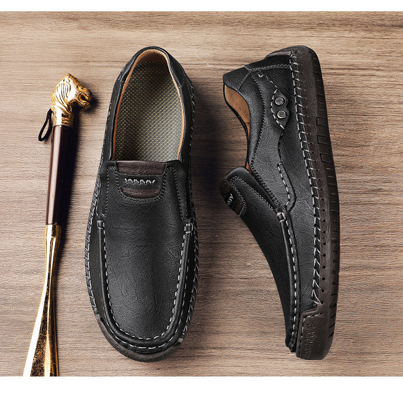 Men's Handmade Plus Size Leather Shoes