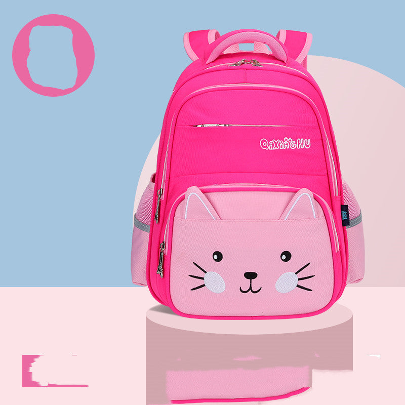 Cute Cartoon Shoulders Baby Lightweight Backpack Elementary School Schoolbag Store Hive UNIjuntos