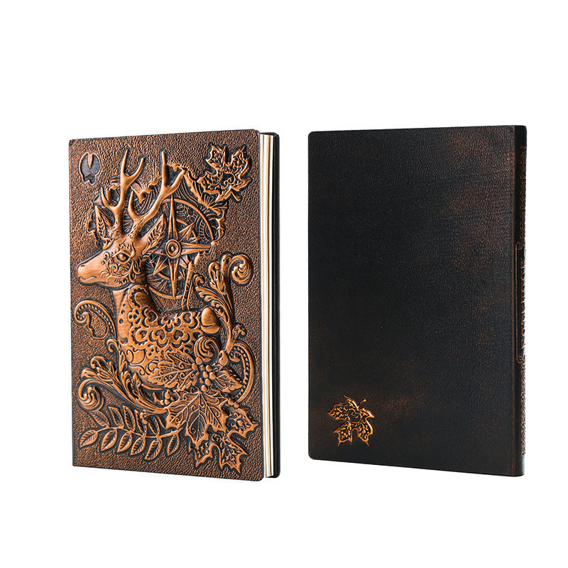 European-style Embossed Retro Notebook A5