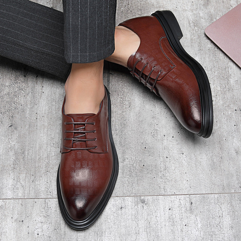 Business Formal Wear Leather Shoes Men's Leather Breathable