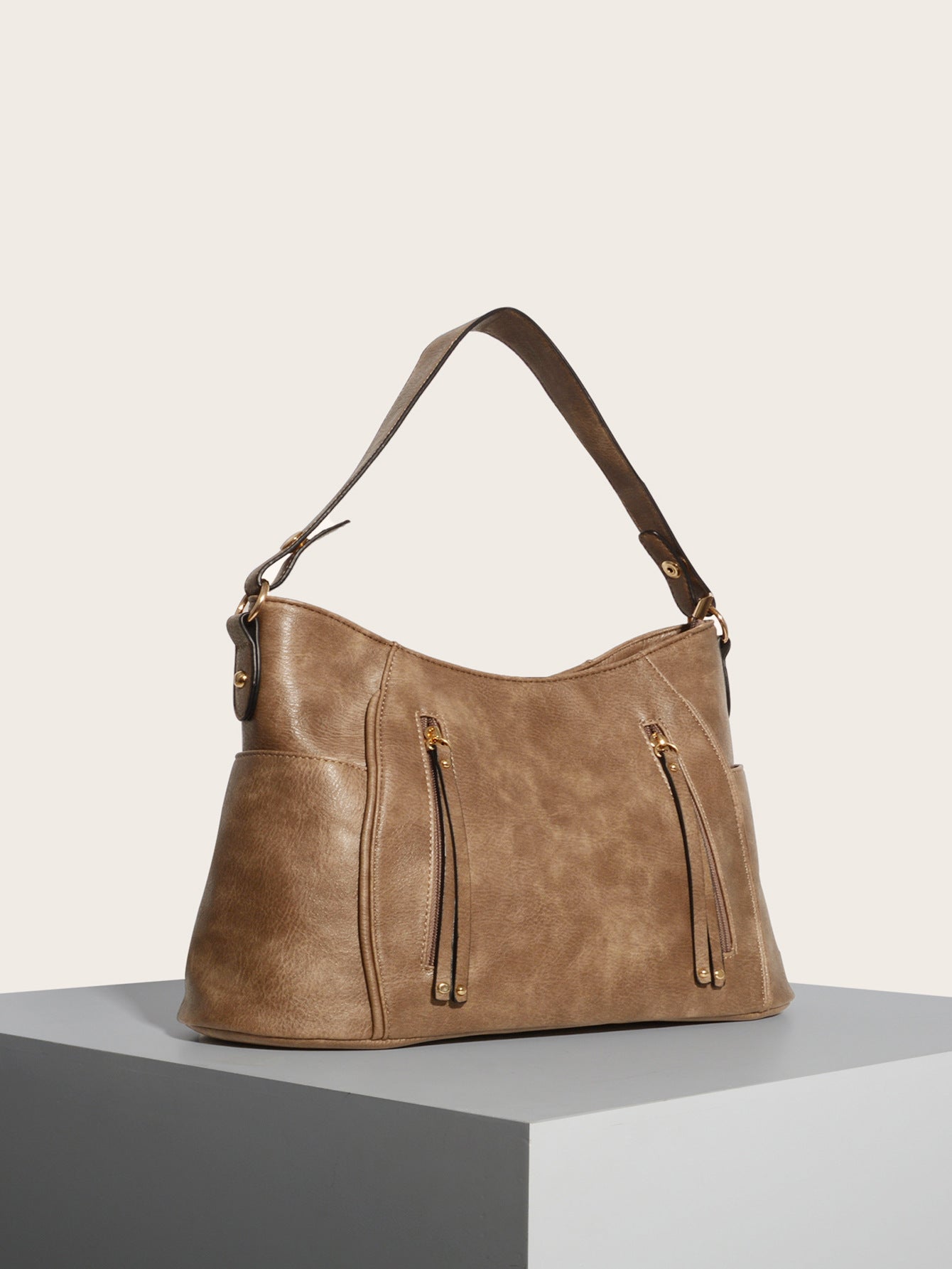 Retro Double Zipper Tassel Women's Portable Shoulder Bag Store Hive UNIjuntos