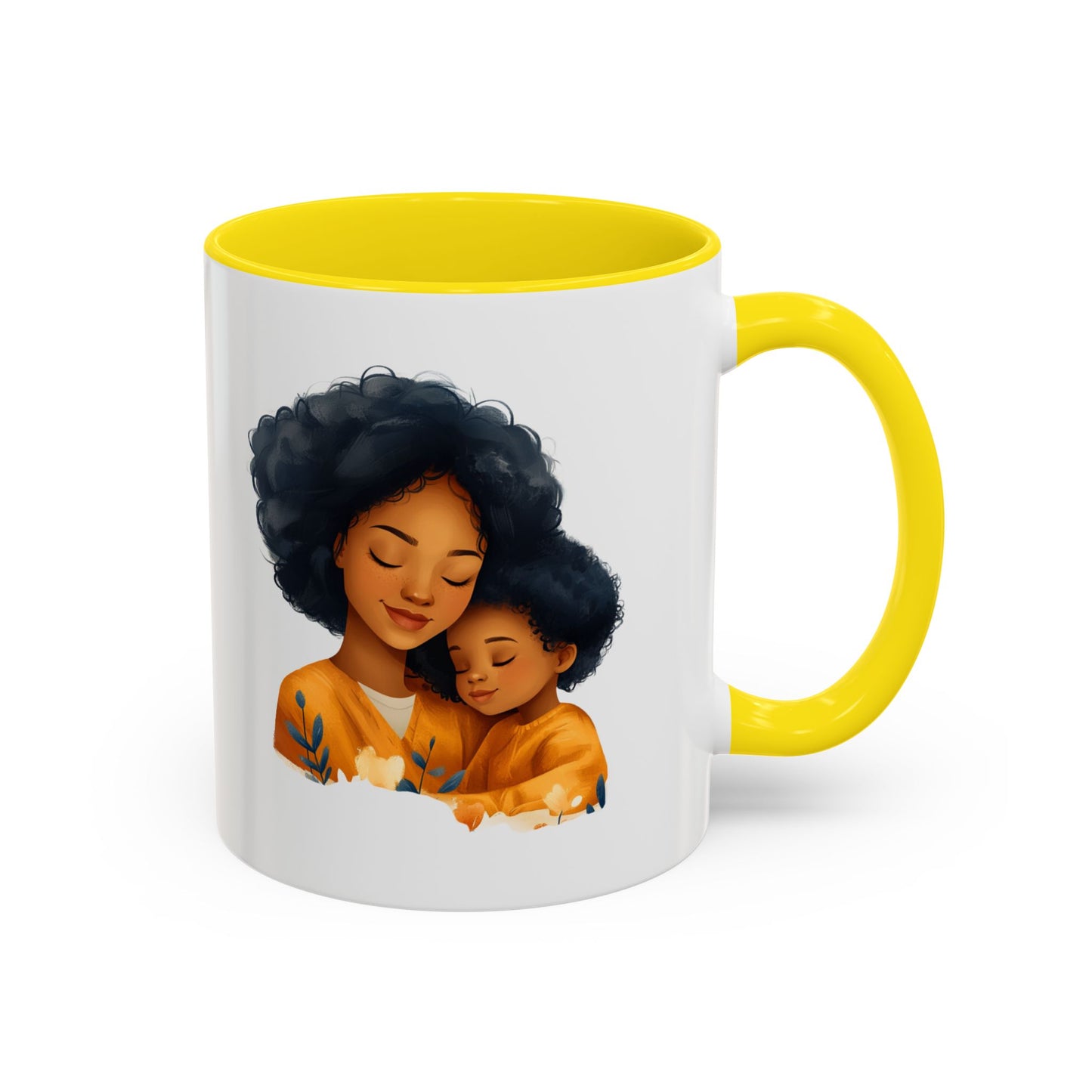 Warm Embrace Coffee Mug - Celebrating Love, Mom Gift, Unique Artwork, Cozy Home Decor, Perfect for Mother's Day, Tea Lover