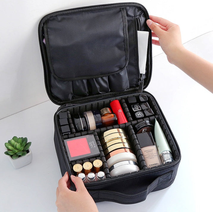 Travel Adjustable Makeup Train Case