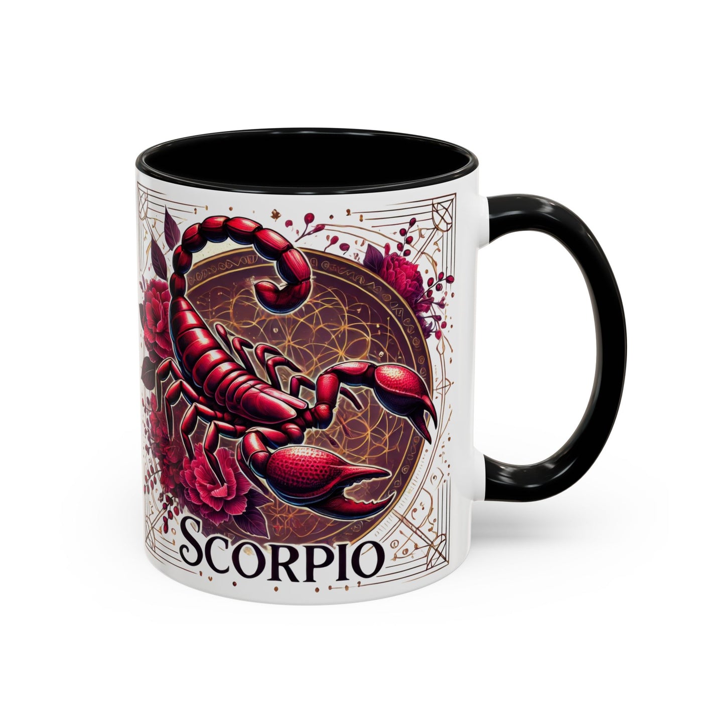Scorpio Zodiac Accent Coffee Mug - Astrology Gift for Scorpios