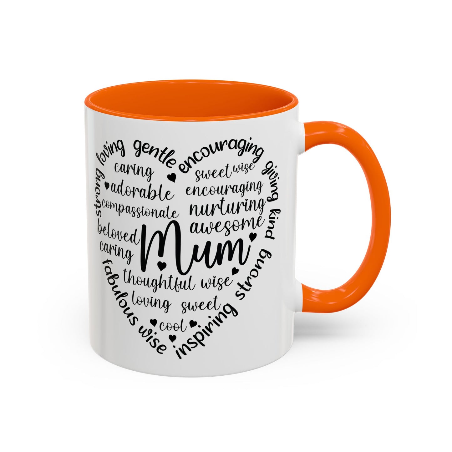 Inspirational Mum Coffee Mug - Perfect Gift for Mother’s Day, Birthdays, or Just Because, Unique Black Accent Mug