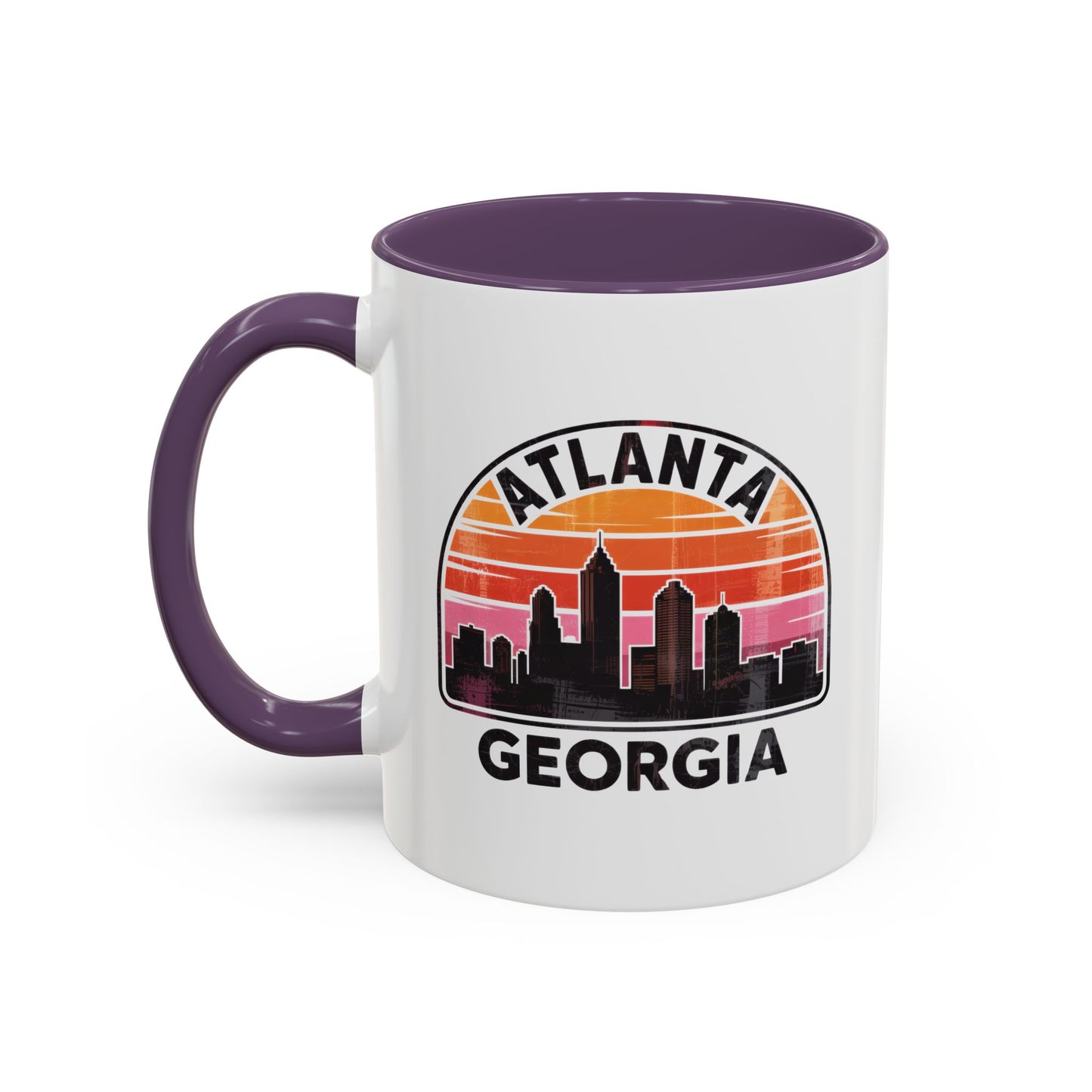 Vibrant Atlanta Coffee Mug - Perfect for Home or Office, Gift for Coffee Lovers, Souvenir for Travelers, Georgia Pride