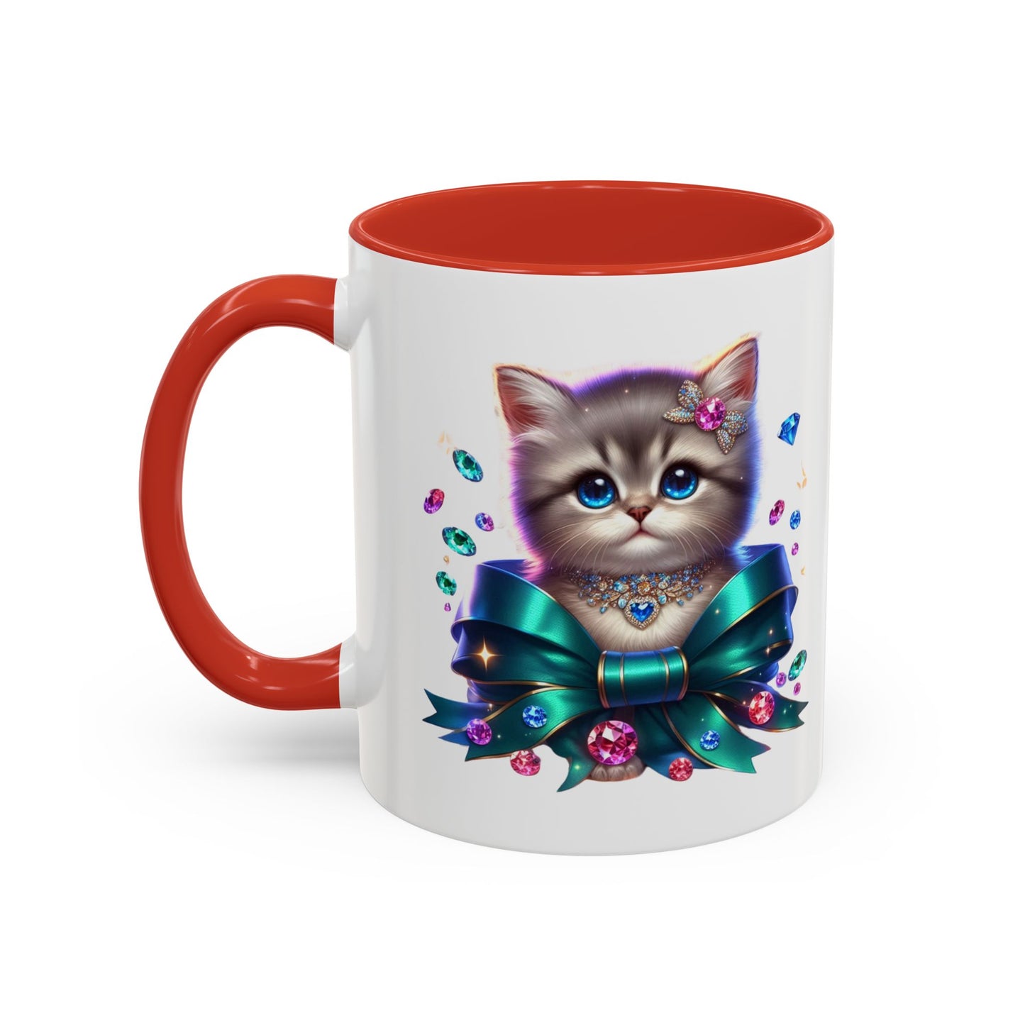 Cute Cat Accent Mug - Perfect Gift for Cat Lovers, Animal Enthusiasts, Birthdays, Housewarmings, Pet Adoption Celebrations