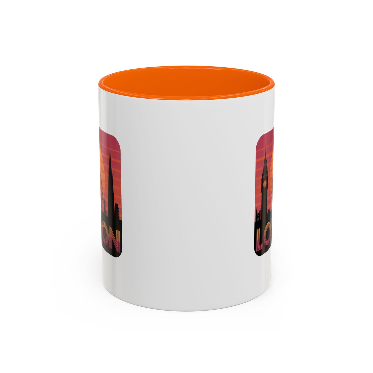 London Skyline Accent Coffee Mug - Perfect Gift for Travelers, London Lovers, Home Decor, Office Use, Road Trip Memories