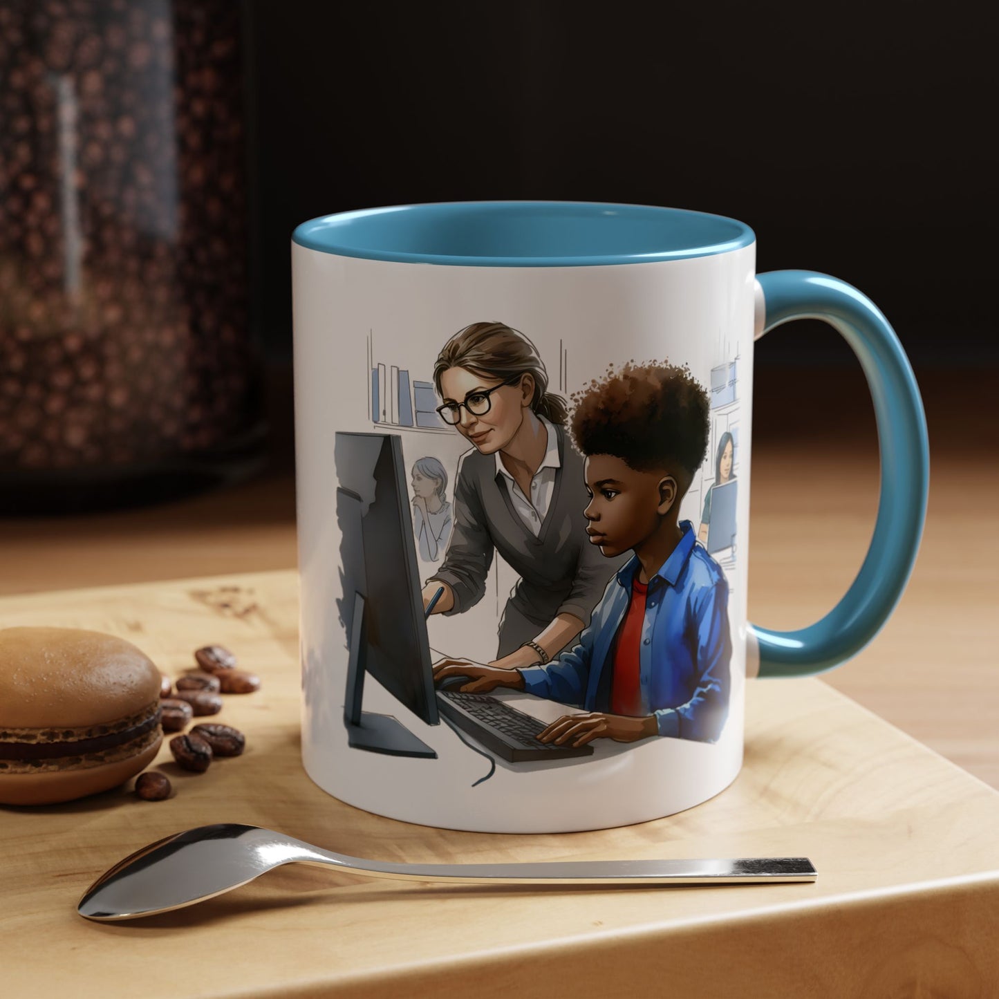 Empowering Desk Coffee Mug with Inspirational Design, Work Mug, Office Decor, Motivational Gift, Teacher Appreciation