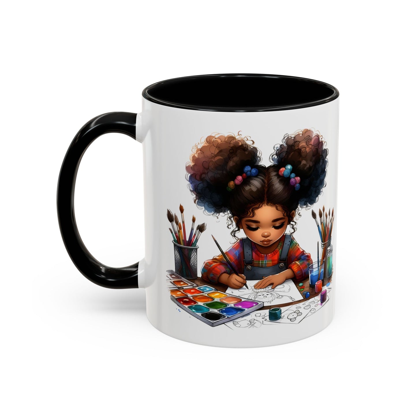 Creative Artist Coffee Mug, Colorful Art Mug, Gift for Artists, Studio Mug, Hot Beverage Cup, Unique Drinkware
