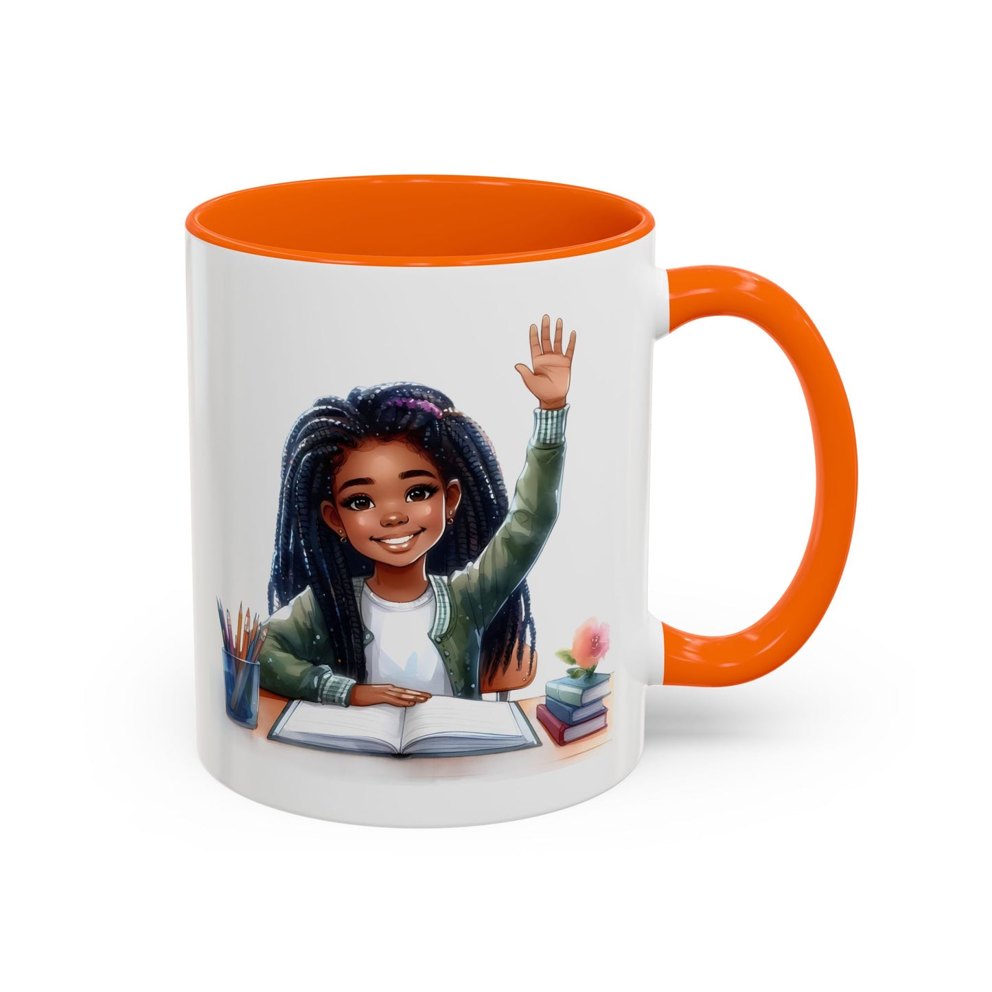 Charming Coffee Mug for Education Lovers, Black Accent Mug, Inspirational Teacher Gift, Cute School Mug, Study Buddy, Personalized [...]