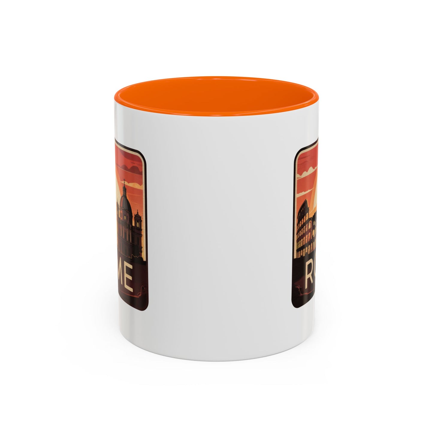 Rome Skyline Accent Coffee Mug, Travel Gift, Coffee Lovers, Home Decor, Unique Souvenir