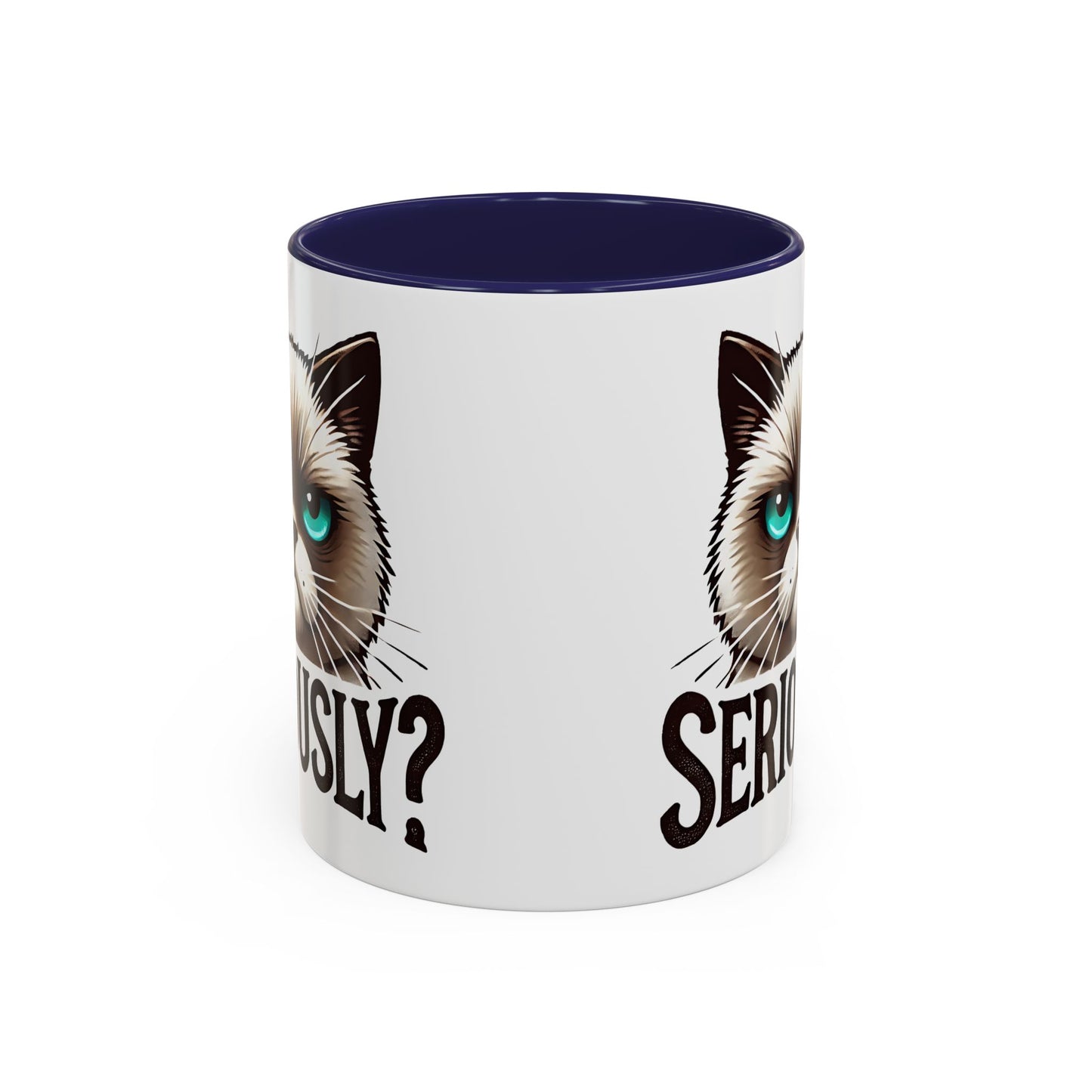 Funny Cat Accent Coffee Mug | Gift for Cat Lovers | Unique Ceramic Mug | Quirky Kitchen Decor | Humor Mug | Cat Person Gift