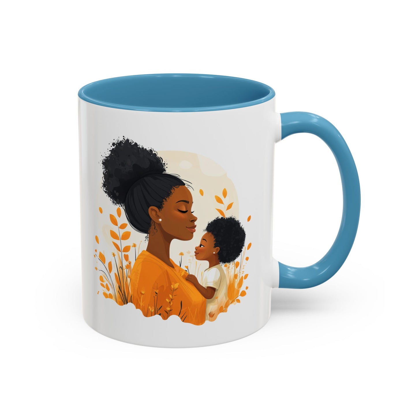 Warm Embrace Accent Coffee Mug | Perfect Gift for Mother's Day, Cozy Drinkware for Moms, Tea Lovers, Family Moments