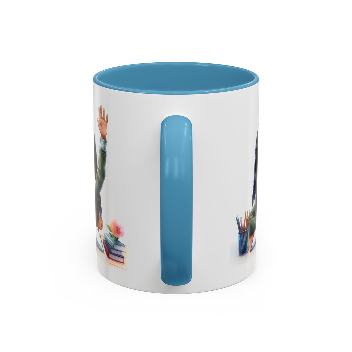 Charming Coffee Mug for Education Lovers, Black Accent Mug, Inspirational Teacher Gift, Cute School Mug, Study Buddy, Personalized [...]