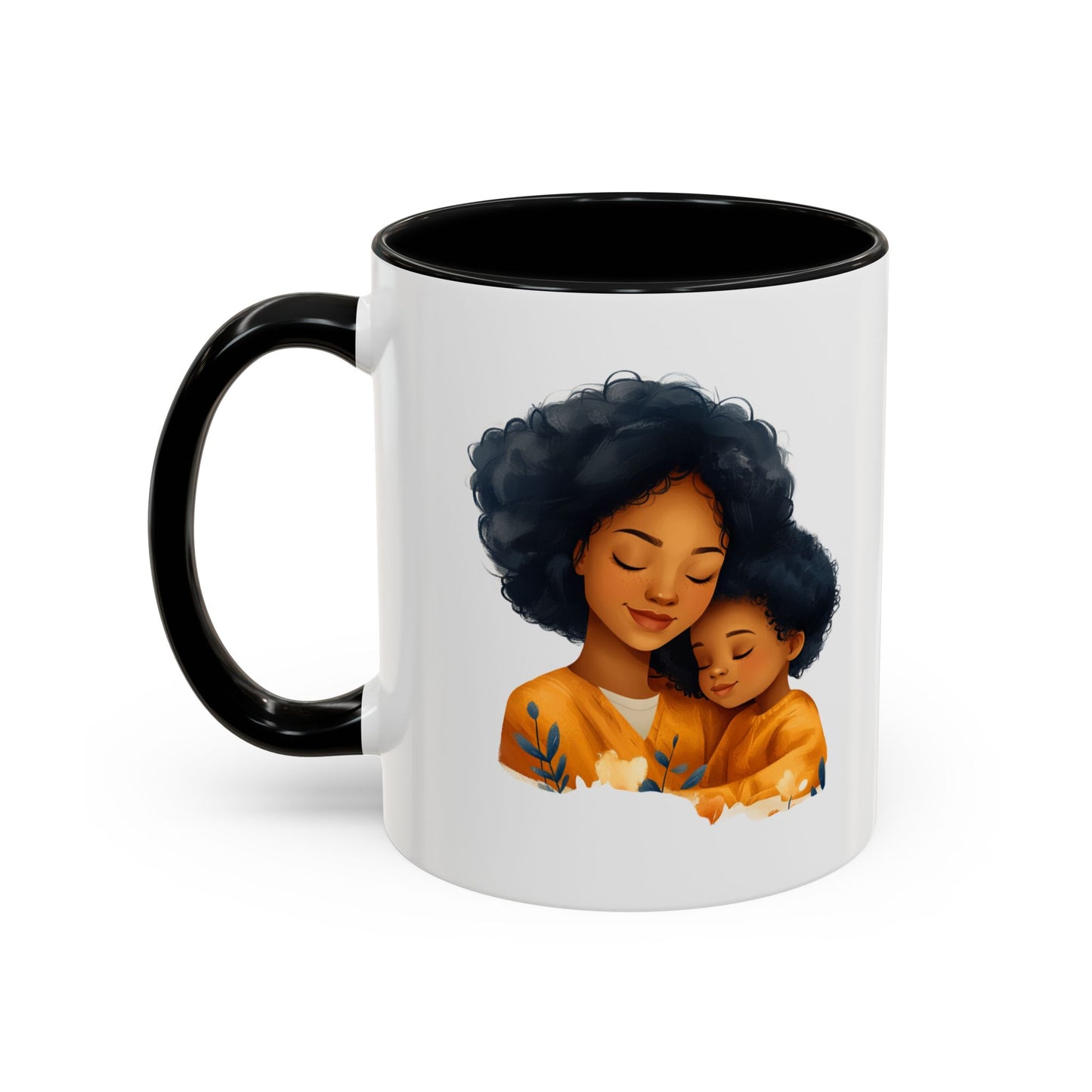 Warm Embrace Coffee Mug - Celebrating Love, Mom Gift, Unique Artwork, Cozy Home Decor, Perfect for Mother's Day, Tea Lover