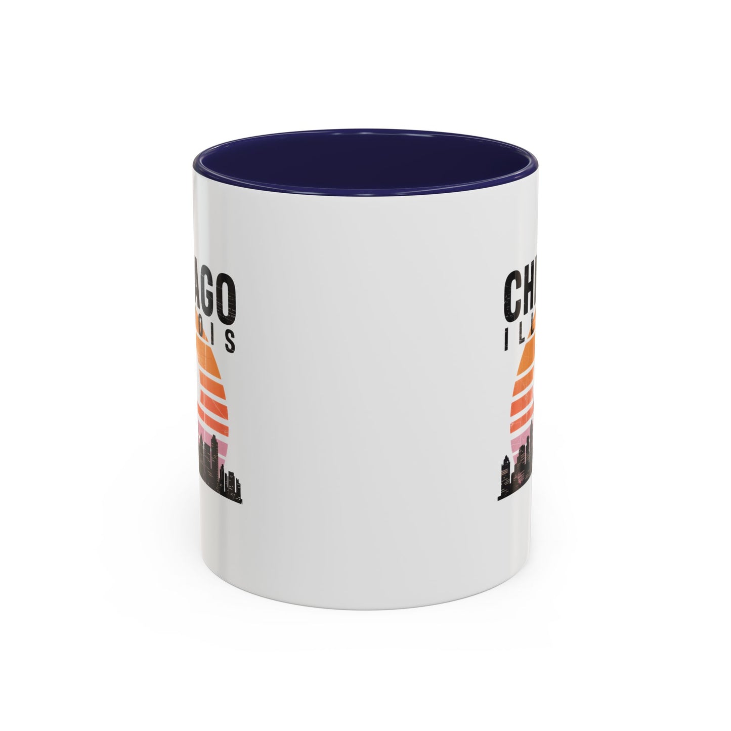 Chicago Skyline Accent Coffee Mug | Perfect Gift for Coffee Lovers, City Souvenir, Home Décor, Travel Memento, Chicago Enthusiasts