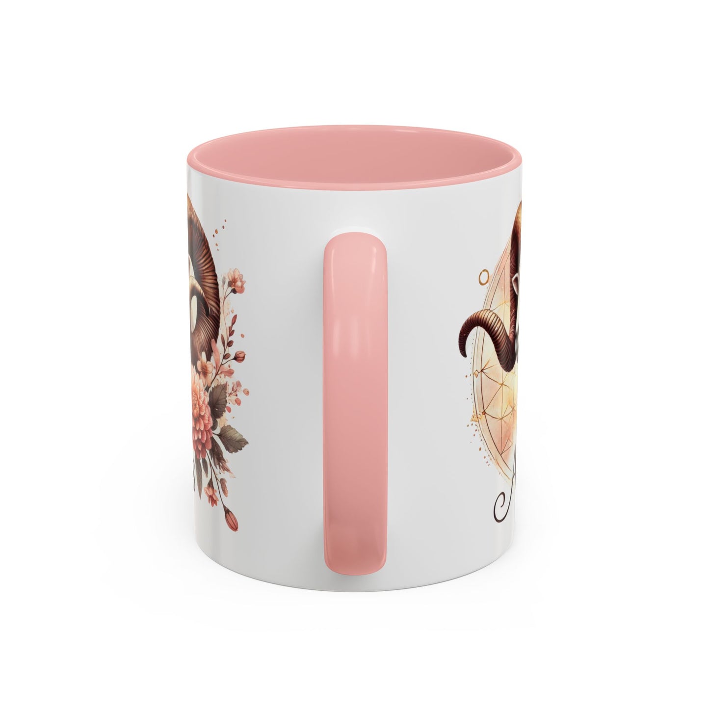 Aries Zodiac Coffee Mug - Astrological Floral Design - Perfect Gift for Astrology Lovers