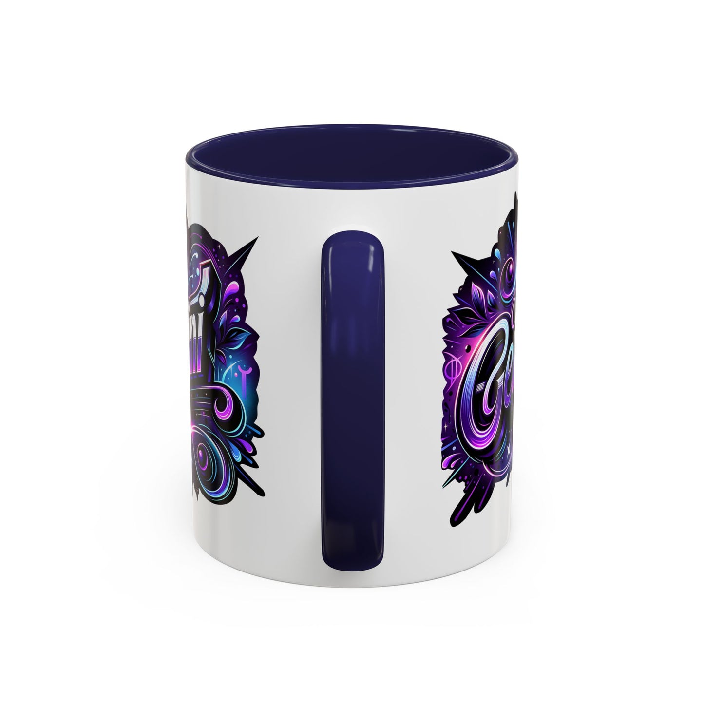 Gemini Accent Coffee Mug - Colorful Astrology Mug, Horoscope Gift, Zodiac Lover's Mug, Unique Coffee Cup, Personalised Birthday Gift