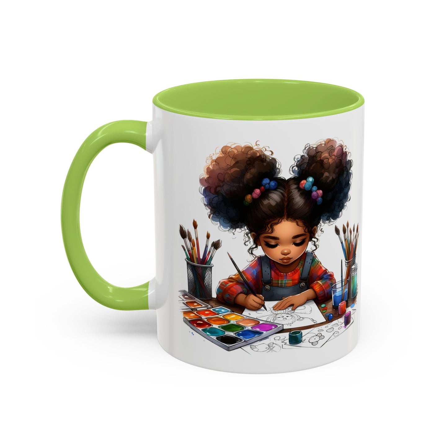 Creative Artist Coffee Mug, Colorful Art Mug, Gift for Artists, Studio Mug, Hot Beverage Cup, Unique Drinkware